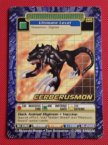 Cerberusmon #BO-284 Digimon Series 6 Booster card price