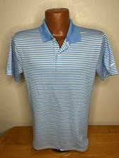 Men's Nike Golf Standard Fit S/S Polo/Golf Poly Shirt Small S  Striped  Poly