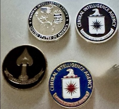 CIA SAD Challenge Coin Set CENTRAL INTELLIGENCE AGENCY SPECIAL OPERATIONS