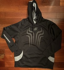 Snap On Tools Hoodie Men's Large Black Graphic Performance Sweatshirt EUC