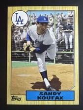 2012 Topps - 1987 Topps Minis Sandy Koufax #TM-92