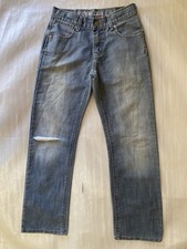 Denizen Levi's 218 Slim Straight Jeans Girls Youth Size 12 Reg Blue Denim Faded