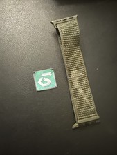 Apple Watch Nike Sport Loop 41mm 38/40 Genuine OEM Cargo Khaki Swoosh Used