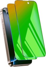 2 Pack for iPhone 16 Pro Max Privacy Screen Protector 16Pro Max-Green, Green
