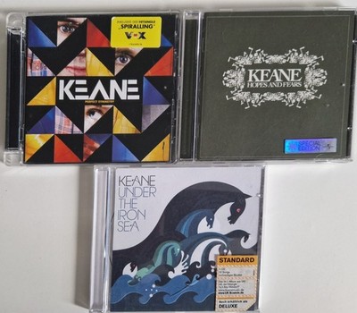 Keane - Under The Iron Sea,Hopes And Fears,Perfect Symmetry 3 CD-Alben