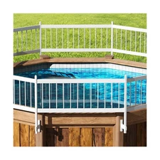 VINGLI Above Ground Pool Safety Fence,Swimming Pool Fences, Pool Fencing,Whit...