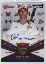 2020 Bowman Draft Under Armour Game Auto Drew Romo #UAA-14 Auto 10yf