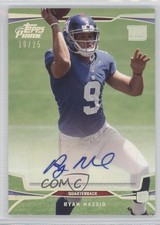 2013 Topps Prime Silver Rainbow Auto 10/25 Ryan Nassib #136 Auto 1v3