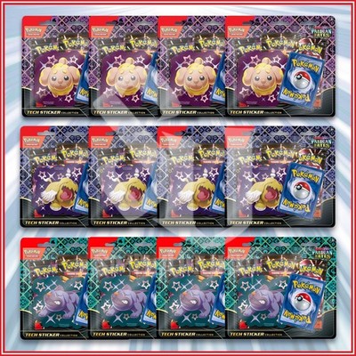 Pokemon TCG Paldean Fates Tech Sticker Collection Case 36 Packs Factory  Sealed | eBay