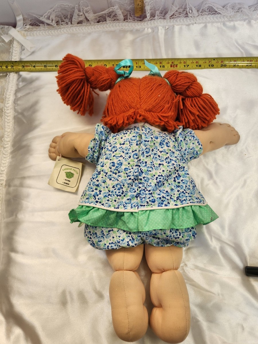 dark green birthday dress Vintage 1995 Cabbage Patch Kids Garden Fairy Daisy Doll Blonde Hair 43 –  Lexi's Toy Loft main image 1