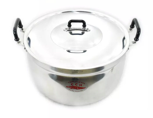 Thai Traditional Crocodile Brand Aluminum Cooking Pot 2 Handles Size 16 - 32 cm - Picture 107 of 115
