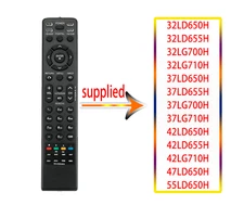 MKJ40653832 Replace for LG TV Remote Control 37LG710HUA, 42LD650H, 42LD655H