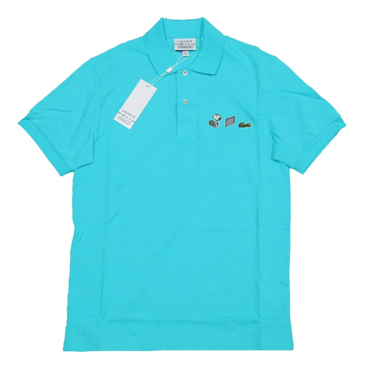 Lacoste x Peanuts Men&#039;s Blue Relaxed Short Polo Shirt |