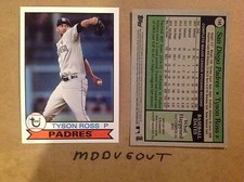 Tyson Ross #144 Padres Univ Of Cal 2016 Topps Archive 1979 5x7 # Ed / 49 Made