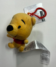 Disney Parks Winnie The Pooh Keychain Plush Big Head NWT