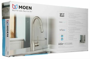 Moen Adler 87233 Chrome One Handle High Arc Pulldown Kitchen Faucet 26508872338 Ebay