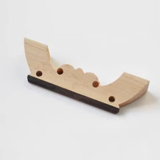 1x Chinese Ruan Bridge 小阮 Ebony Insert Parts Material Fix Restore Ruan Making