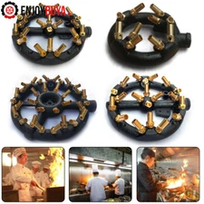 Jet Burner for Natural Gas | Commercial Cast Iron & Brass Wok Burner with 10/20