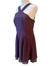 Lulus Dress Purple Circular Cranberry Cocktail Bridal Festive Women’s L