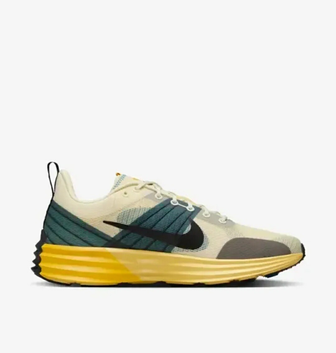 US Men Size 10 Nike Lunar Roam Alabaster and Green Abyss (Khaki
