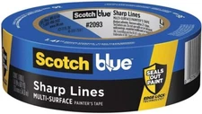 ScotchBlue Sharp Lines Multi-Surface Painter's Tape, 1.41 inches x 60 yards, 1PK