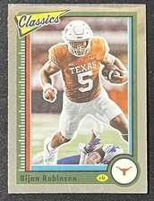 2023 Panini Chronicles Draft Picks Classics BIJAN ROBINSON Rookie Card RC Texas