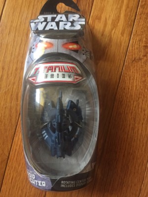 STAR WARS MicroMachine Titanium Series DROID TRI-FIGHTER HASBRO Galoob MOC