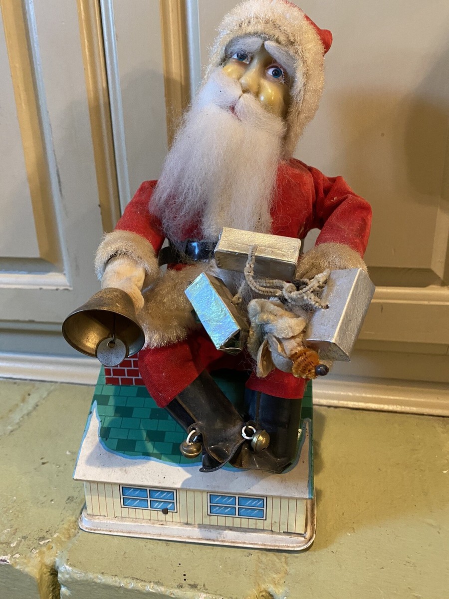 VINTAGE MECHANICAL SANTA BANK BY NOEL DECORATIONS INC | eBay