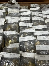 QTY 1 TRADESHIP SUPER LIGHT BRASS GEAR M0.5 PITCH 42 TEETH 5-40 BORE SLOT CAR