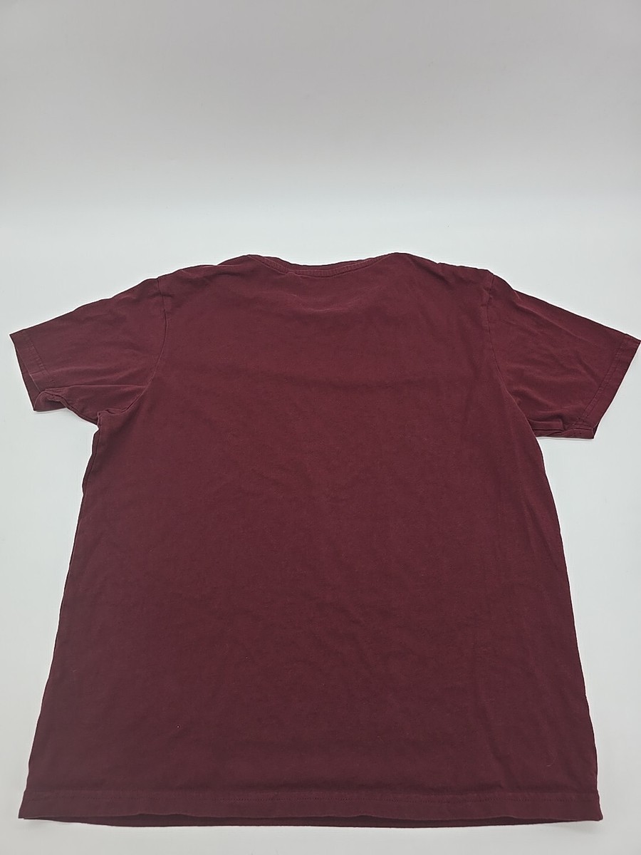 Farah Burgundy Loungewear T Shirt Mens Medium 100% Cotton