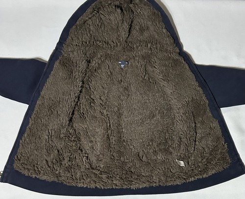 Gap Kinder marineblau Kunstfell gefüttert Full Zip Hoodie Sweatshirt Größe Small (6/7) - Bild 7 von 9