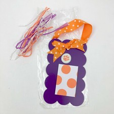 Magnetic Memo Board Purple Orange with Magnets New
