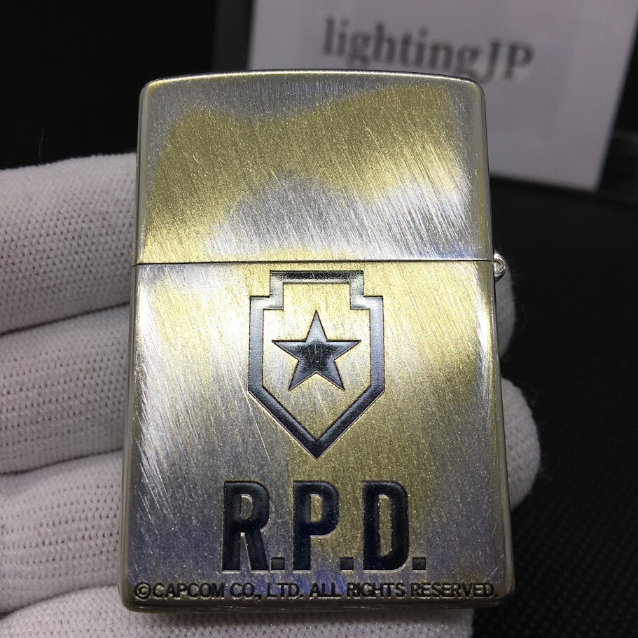 Zippo Resident Evil BIOHAZARD R.P.D. Raccoon Police Badge Zippo Resident Evil BIOHAZARD R.P.D. Raccoon Police Badge