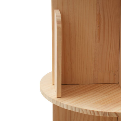 4 Tier Rotating Bookshelf Organizer Floor Standing Storage Shelf Display Rack US - Picture 12 of 12
