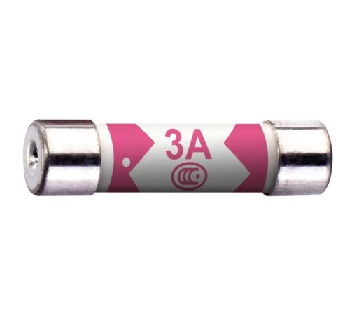 3A AMP Domestic 240V Household Mains Plug Fuse Electrical Cartridge Fuses 10 - Picture 3 of 3