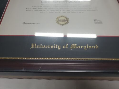 Clase Church Hill. Marco de diploma de obra maestra presidencial de la Universidad de MARYLAND - Imagen 3 de 18