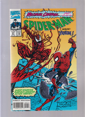 Spider Man #37 - Tom Lyle Cover Art! (8.5/9.0) 1993