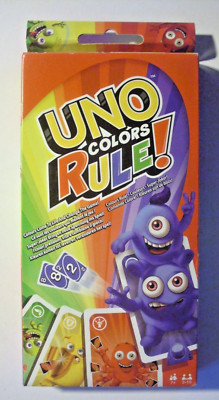 UNO  Colors Rule  von Mattel Games , NEU