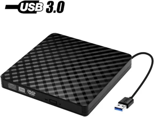 Lecteur CD DVD Externe Graveur USB 3.0 DVD Externe Portable RW/ROM Ordinateur PC
