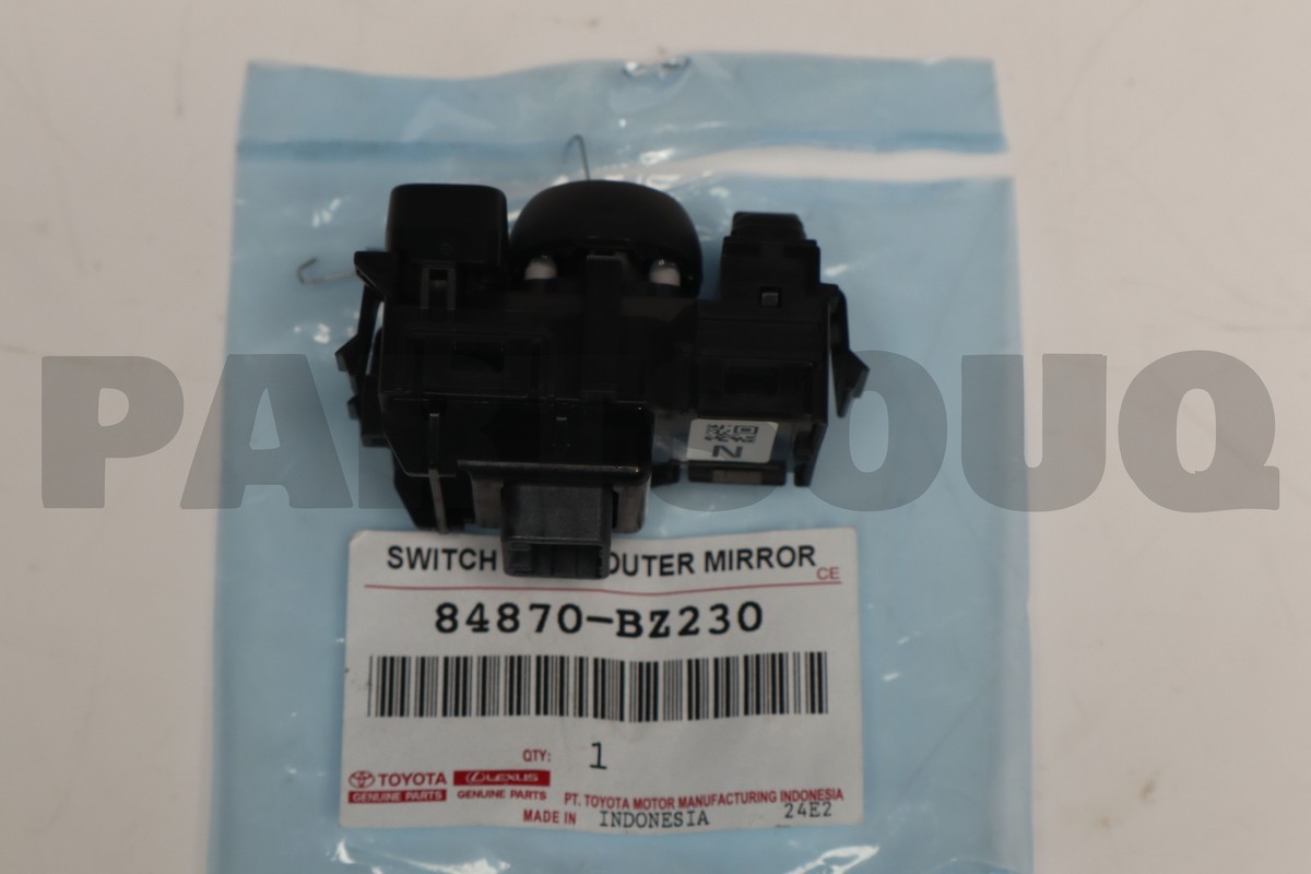 84870BZ230 Genuine Toyota SWITCH ASSY, OUTER M 84870-BZ230 | eBay