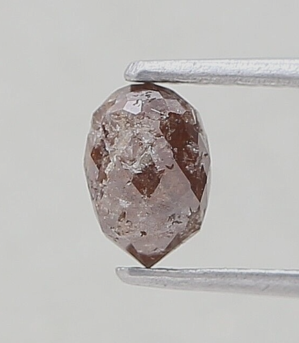 NATURALNY DIAMENT 0,68 TCW BRĄZOWY KOLOR BRIOLETTE DIAMENT W KRATKĘ NA PREZENT RANDKOWY - Zdjęcie 5 z 12
