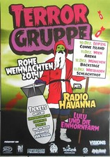 TERRORGRUPPE - RADIO HAVANNA 2014 TOUR - orig. Concert Poster - Plakat - DIN A1
