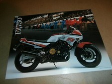 Vintage 1980's Yamaha FZ750 Motorcycle Brochure
