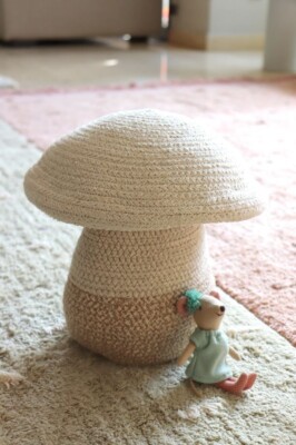 Lorena Canals Mushroom Basket ~ Baby~ New!