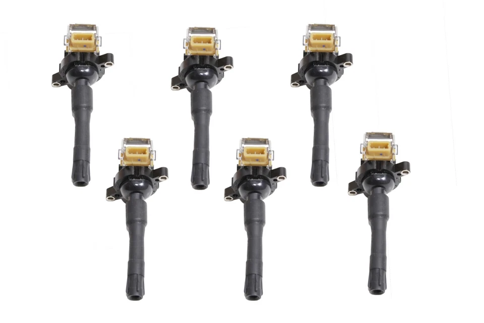 6 Ignition Coil Pack For BMW 323Ci 323i 323is 325Ci 325i 352i 352Xi Z3 2.5L l6 - Image 3 of 4