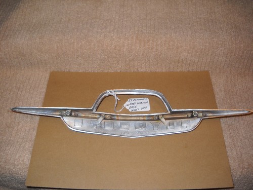 NOS Mopar 1953 Plymouth Front Hood Trim/Medallion Base Absolutely Beautiful!!!! - Picture 5 of 5