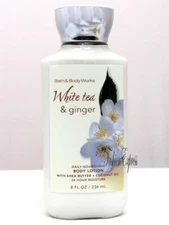 BATH & BODY WORKS WHITE TEA & GINGER BODY LOTION 8 FL OZ