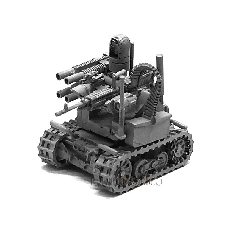 Unmanned Combat Robot 1/35 Resin Model Kit  Unpainted Unassembled Military