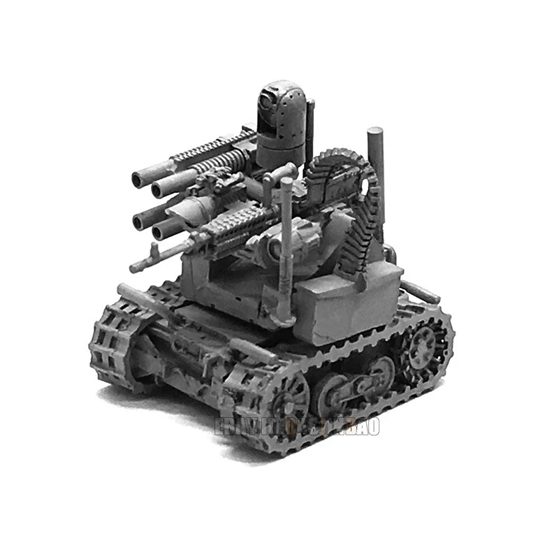 Unpainted 1/35 Unmanned Combat Robot Resin Figure Model Kit Unassembled Military - Image 3 of 4