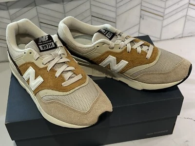 New Balance 999H Sea Salt Timberwolf Brown Suede Shoes CM997HRT Mens Size 9.5 - Photo 1/4